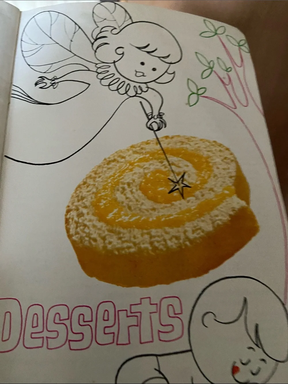 Vintage 70s 1970s RETRO illustrations illustrated Robin Hood ad Baking cookbook